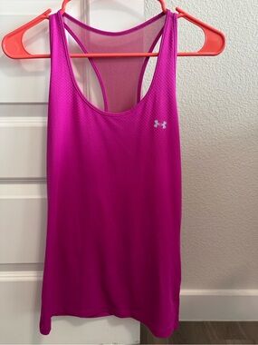 Under Armour Fuchsia Racerback Performance Tank